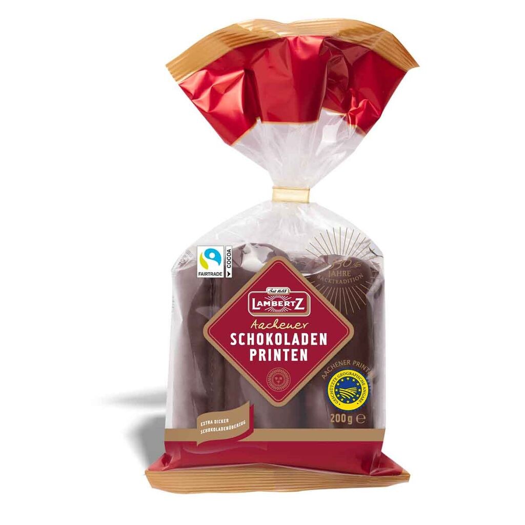 

Шоколад Lambertz Aachen Chocolate Printen темный 200г Henry Lambertz