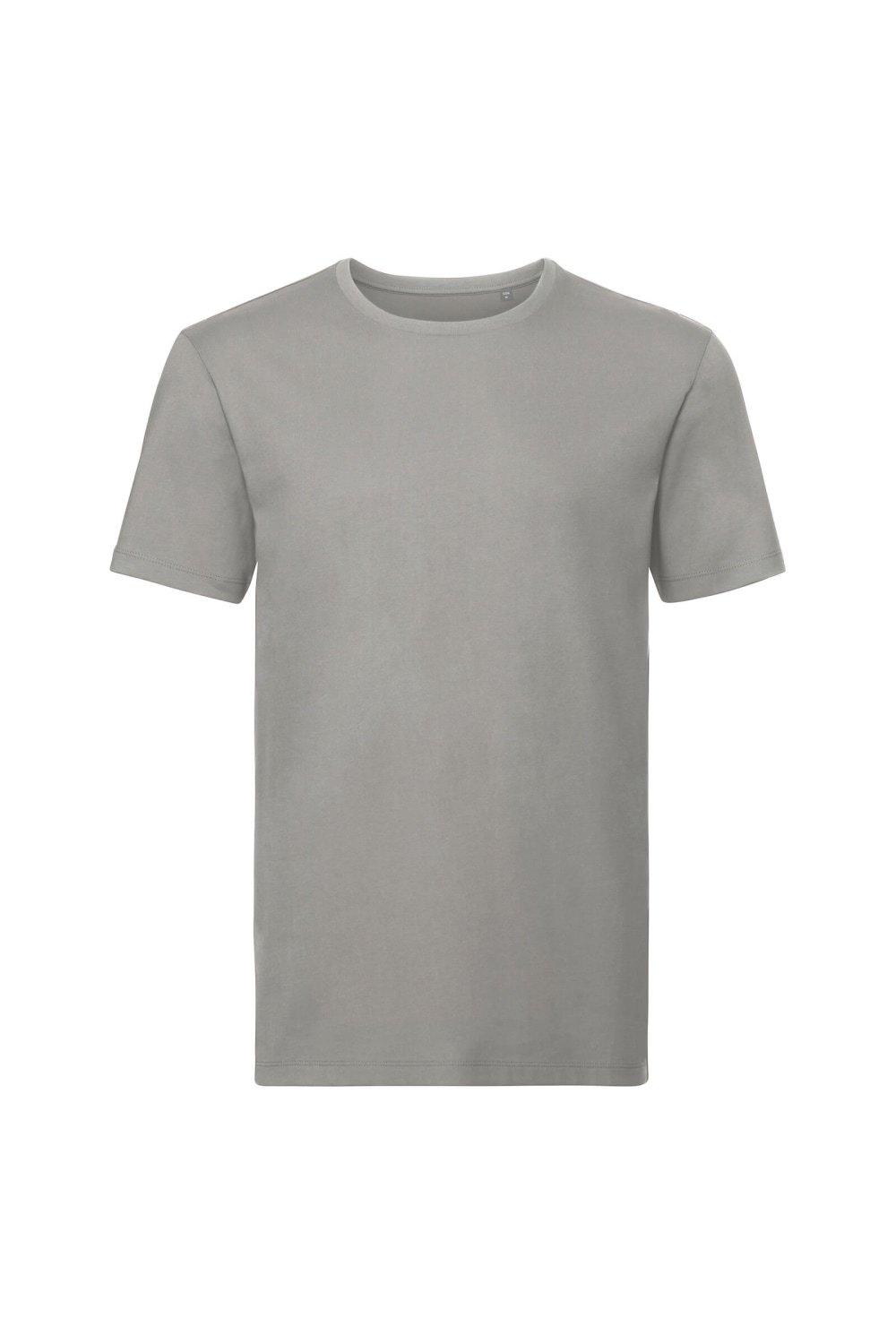 Органическая футболка с короткими рукавами Russell, серый