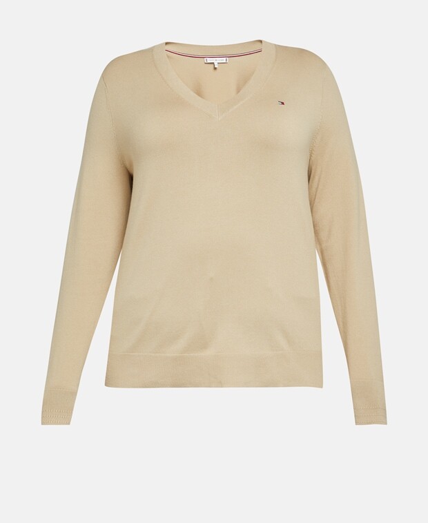 

Толстовка Tommy Hilfiger Curve, бежевый