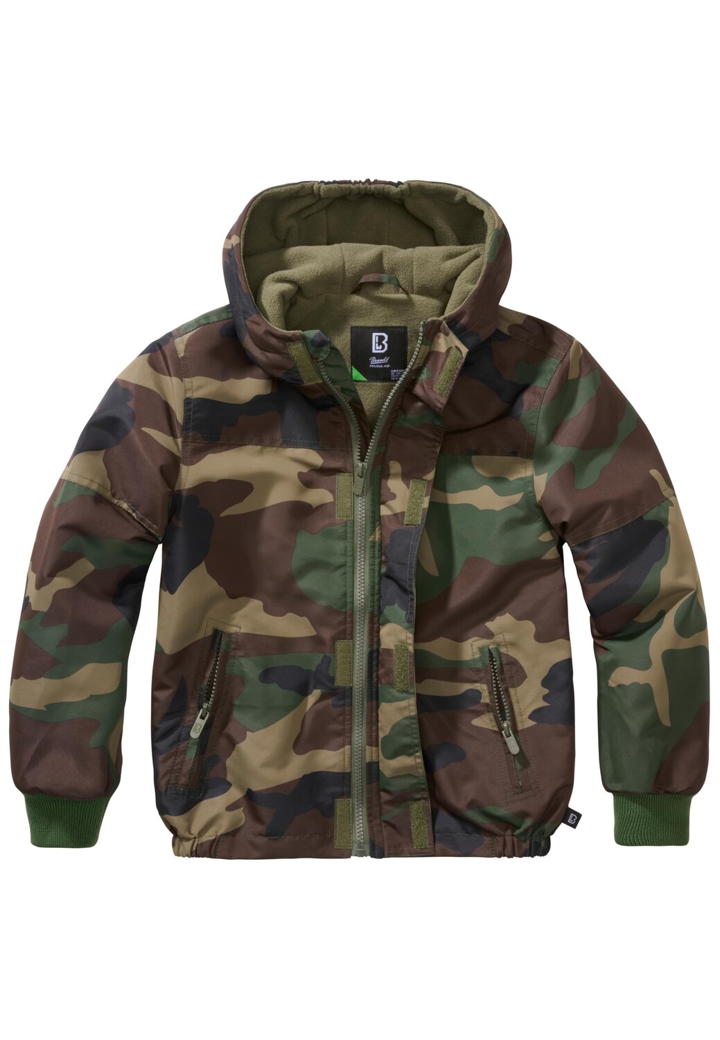 

Куртка Brandit Windbreaker, цвет woodland