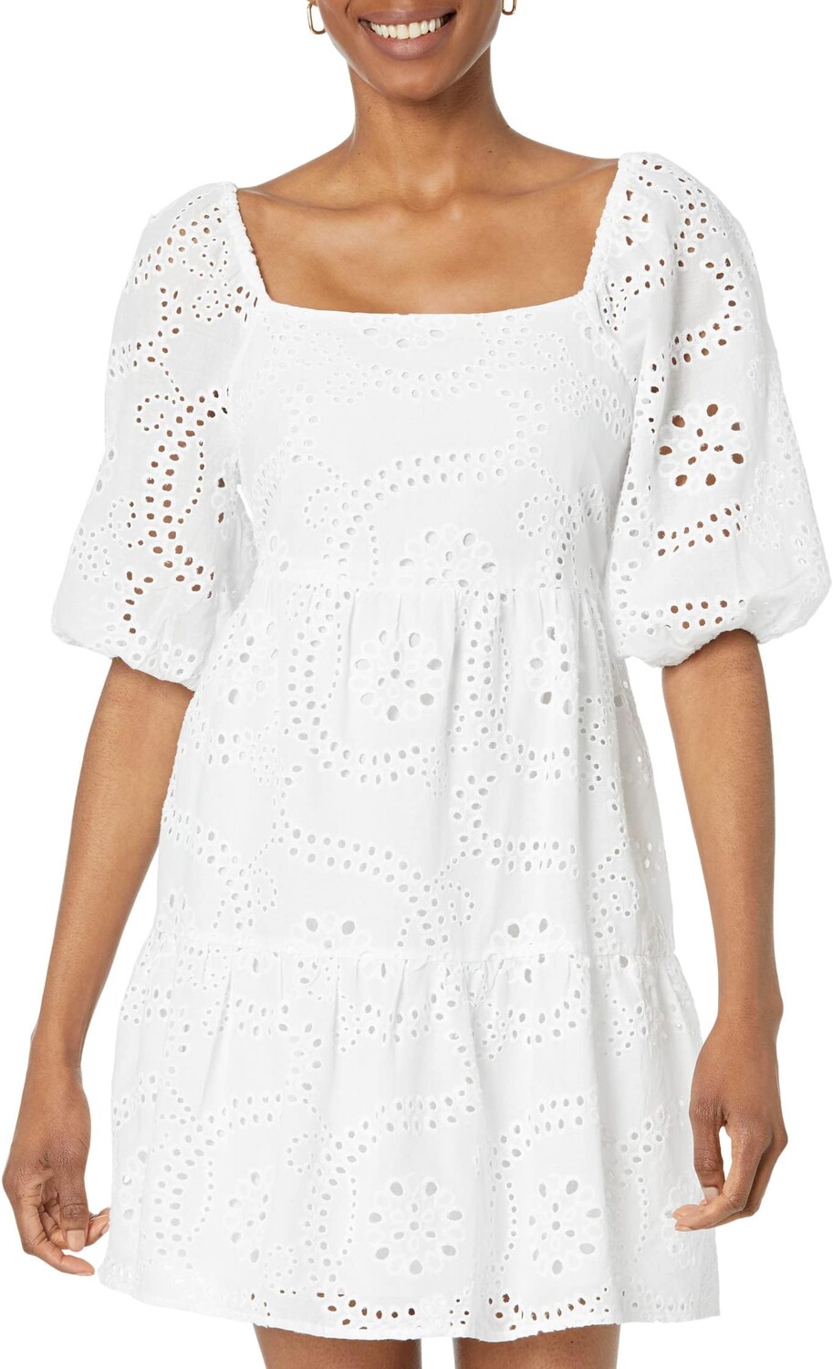 

Платье Babydoll с люверсами Weekend Sanctuary, белый