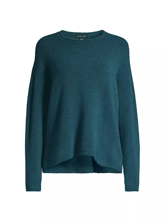 

Свитер из кашемира в рубчик Eileen Fisher, цвет alpine