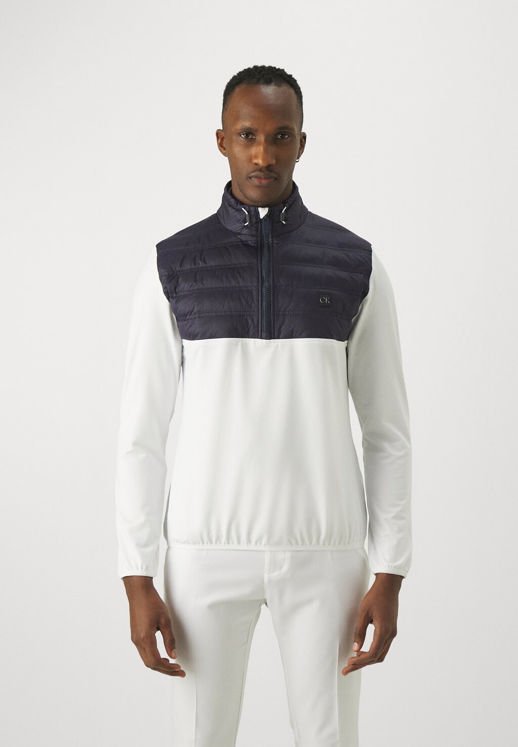 

Футболка с длинным рукавом Rangewood Half Zip Hybrid Calvin Klein, белый
