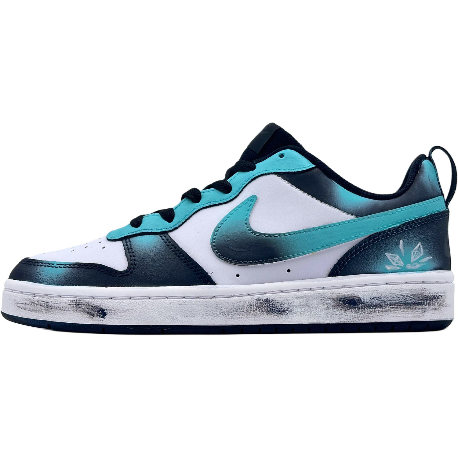 

Обувь для скейтбординга Court Borough для детей, начальная школа Nike, темно-голубой