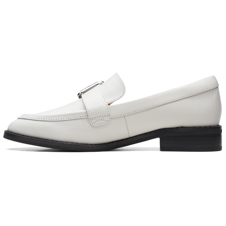 

Лоферы женские белые Clarks