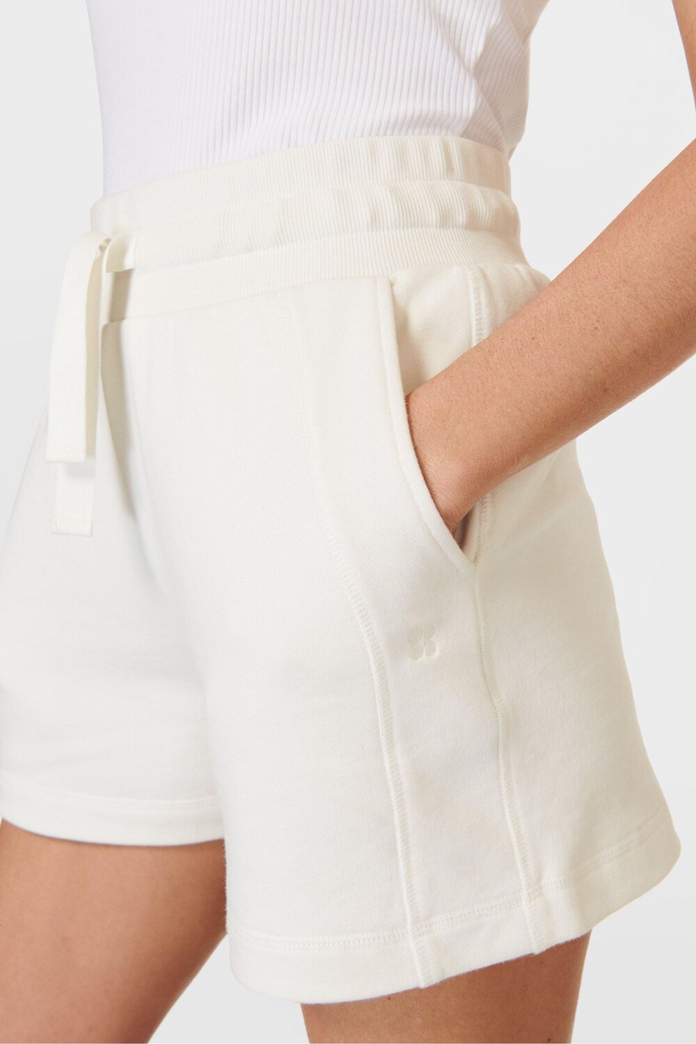 

Шорты Revive с высокой талией Sweaty Betty, белый
