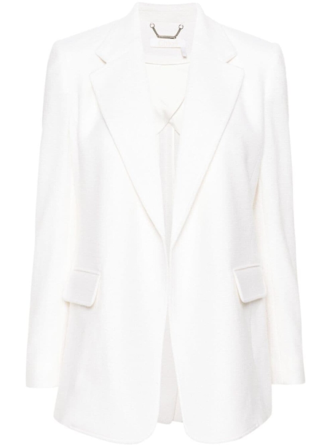 

Chloé однобортный блейзер, белый