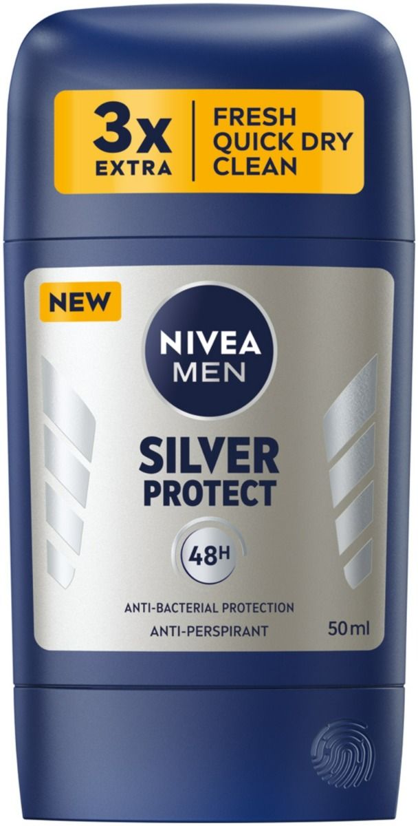 Nivea Men Silver Protect антиперспирант для мужчин, 50 ml