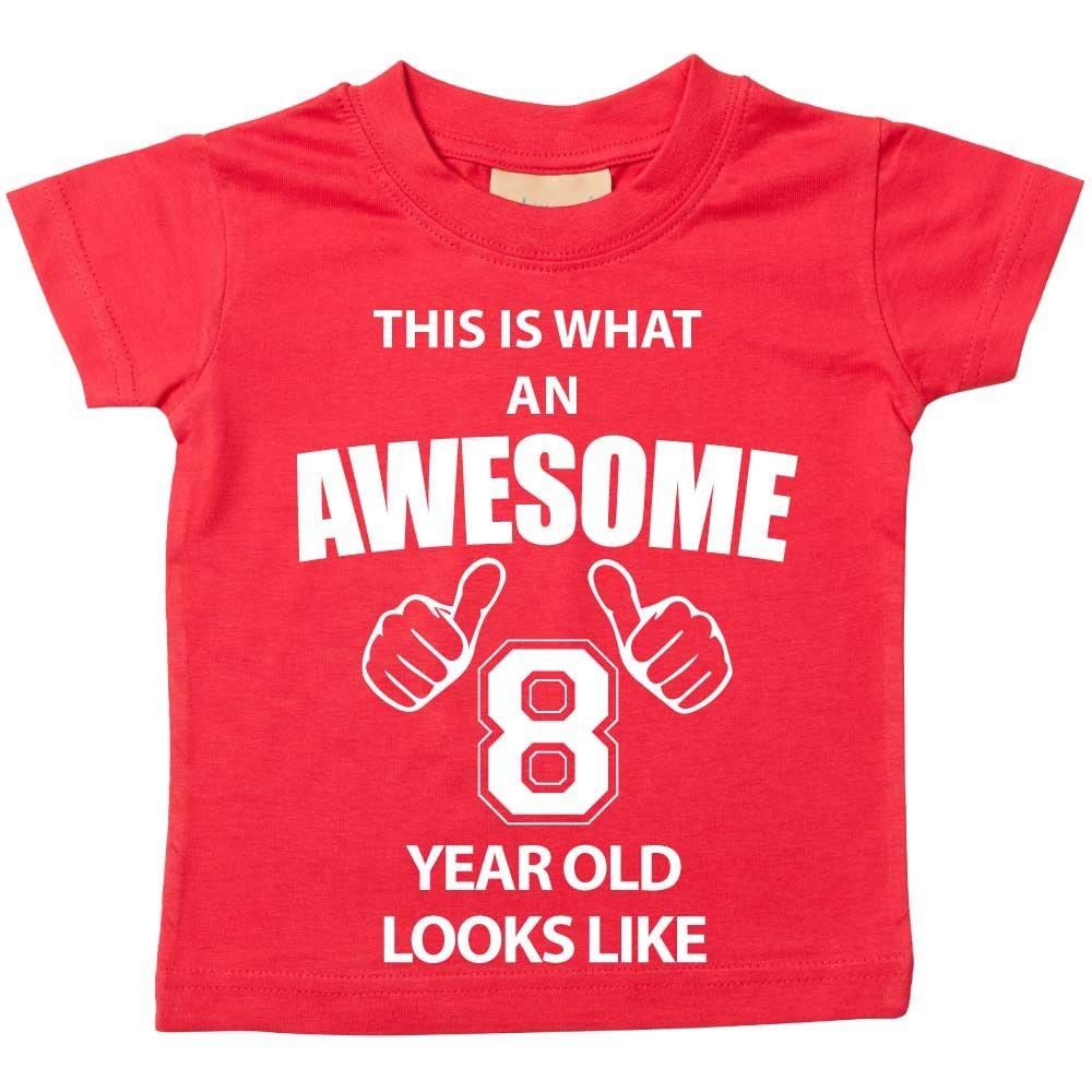 Вот как выглядит потрясающая футболка 8-летнего ребенка 60 SECOND MAKEOVER, красный