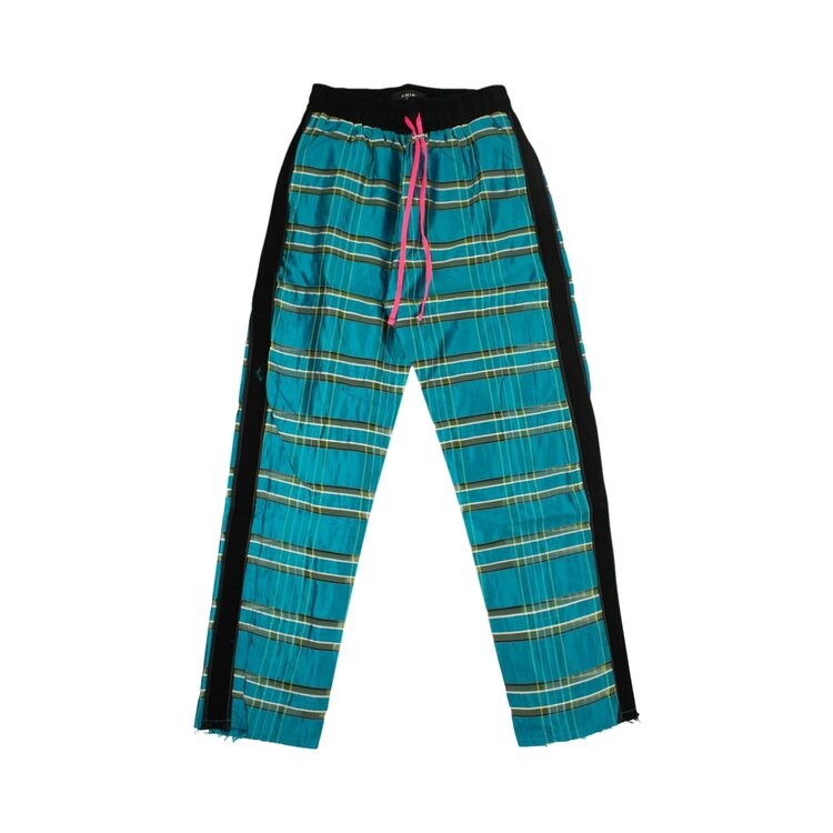 

Спортивные брюки Amiri Silk Plaid 'Blue', синий