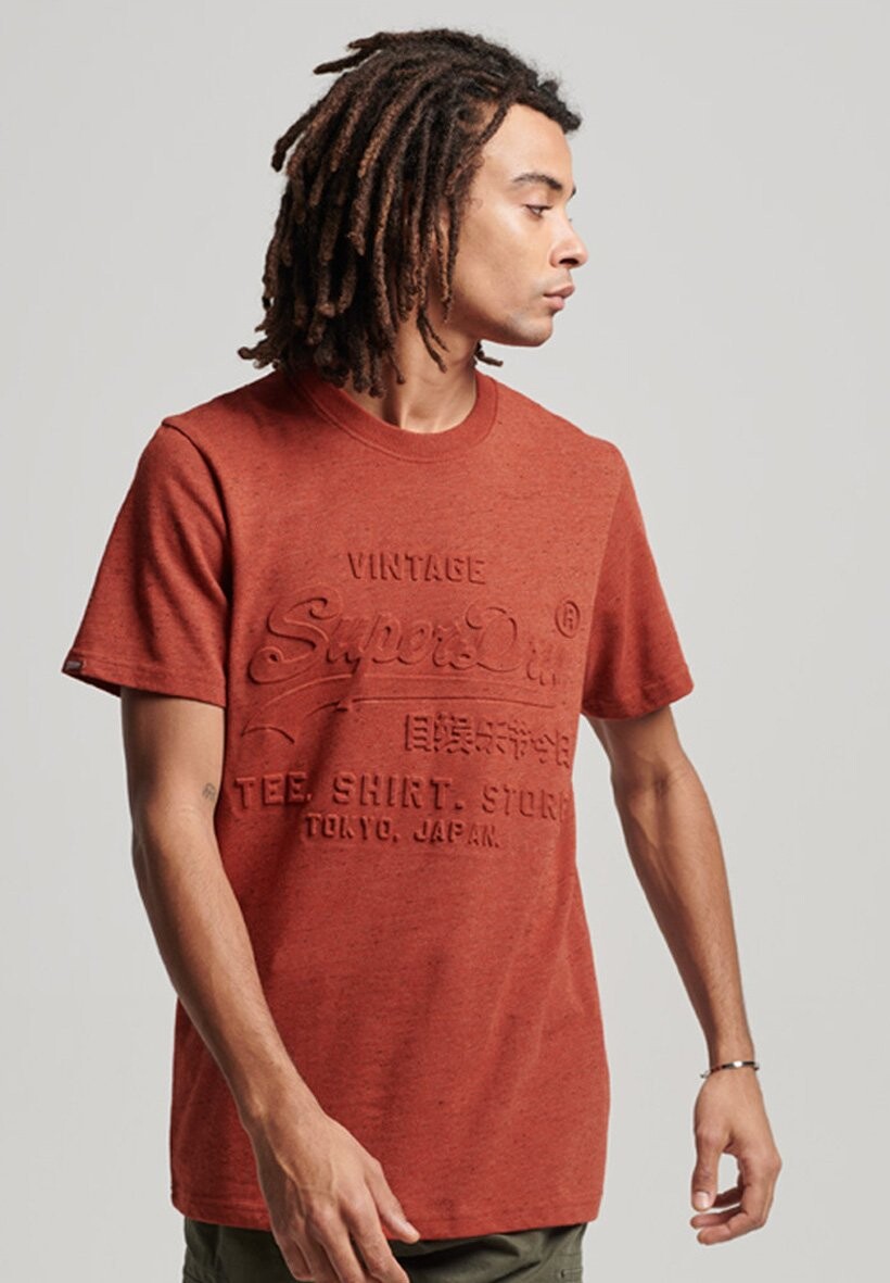

Футболка с принтом Superdry, оранжевый
