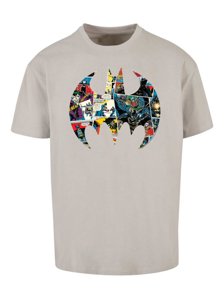 

Футболка F4NT4STIC Batman Comic Book Logo, цвет lightasphalt