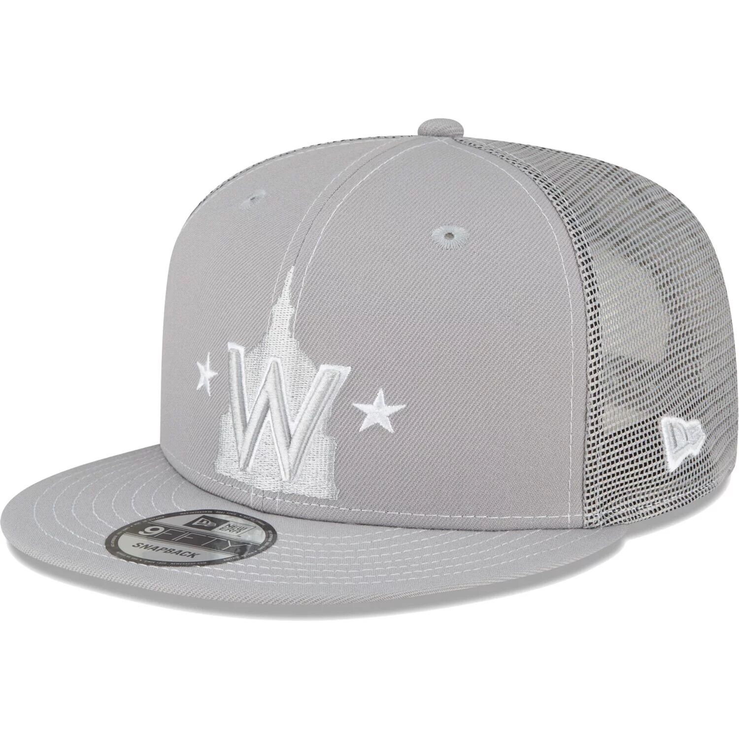

Мужская серая кепка New Era Washington Nationals 2023 для тренировки мяча на поле 9FIFTY Snapback