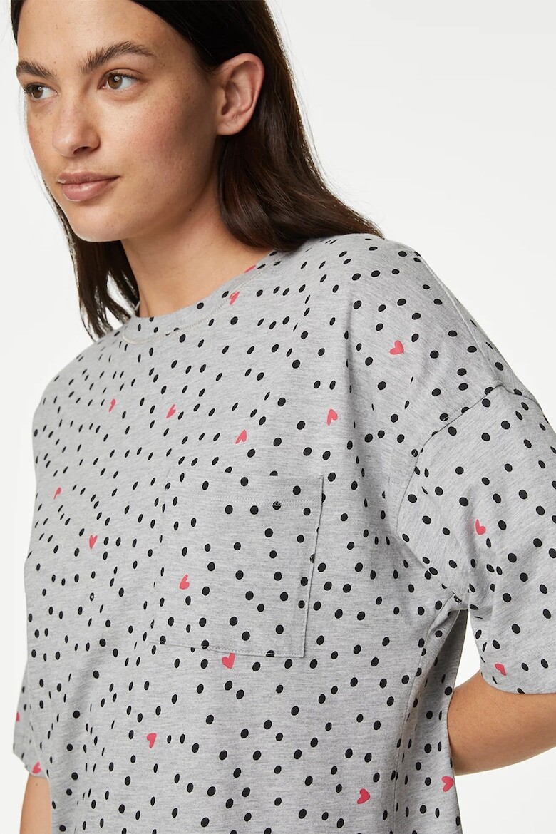 

Ночная рубашка с заниженными рукавами Marks & Spencer, черный