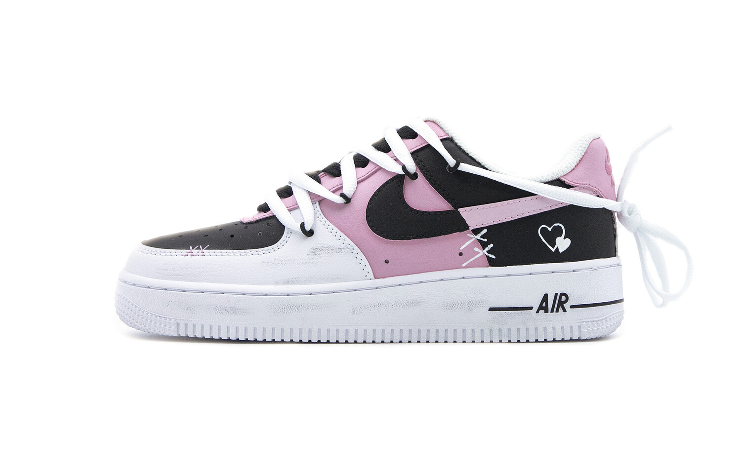 

Женские кроссовки для скейтбординга Nike Air Force 1, Black/Pink