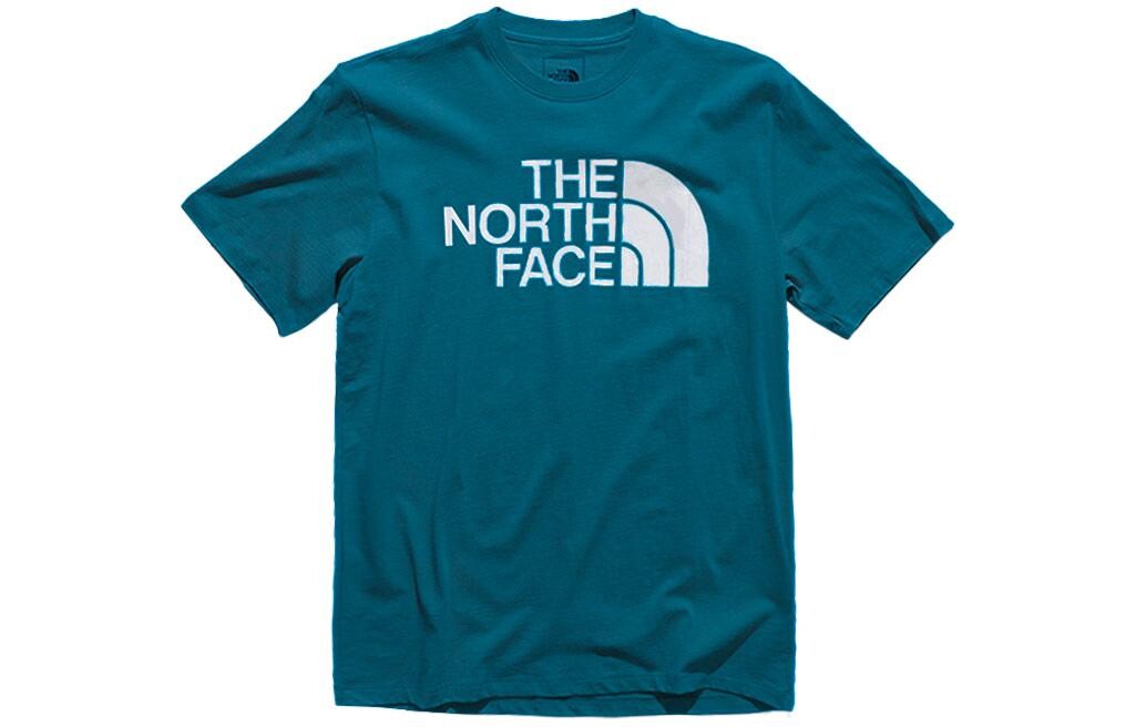

Футболка мужская кораллово-синяя The North Face, коралловый/синий