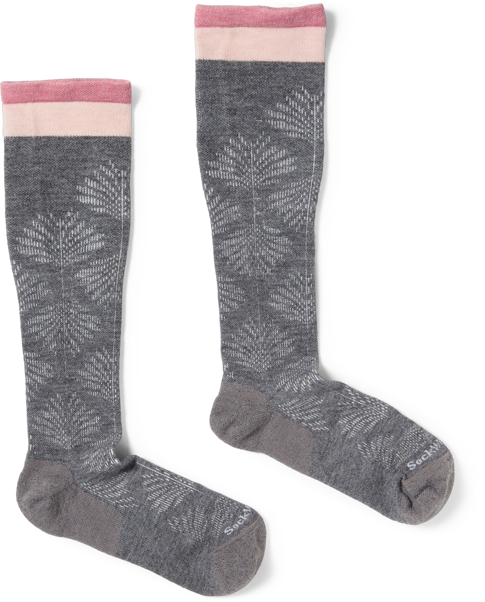 Широкие носки с цветочным принтом — женские Sockwell, серый женские компрессионные носки на молнии черные или хаки носки до колена с открытым носком с молнией 2022