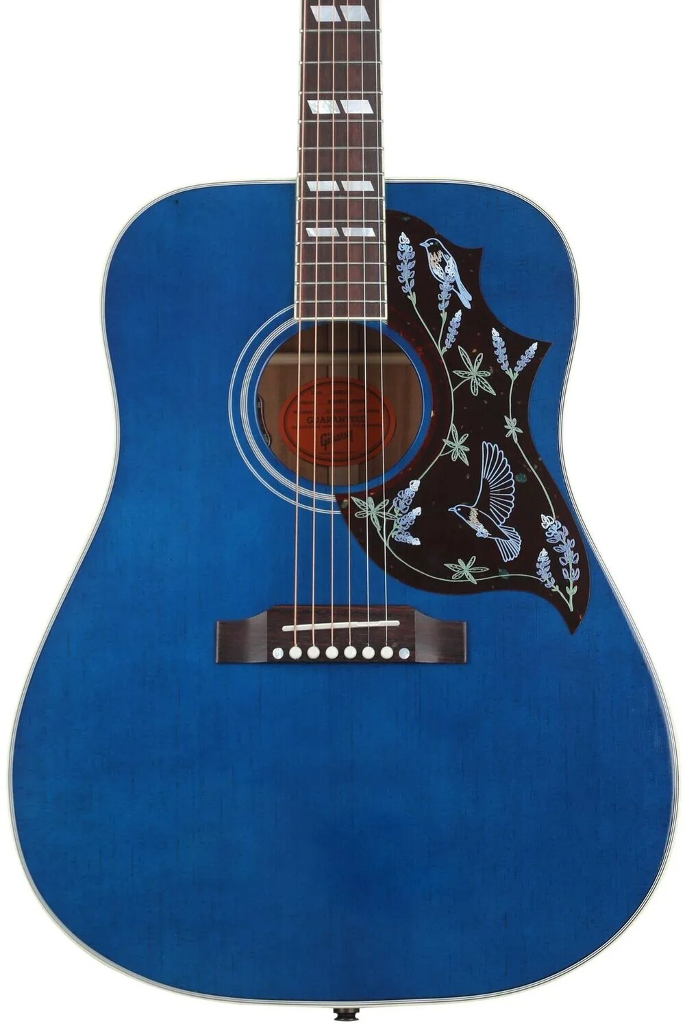 

Новая акусто-электрическая гитара Gibson Acoustic Miranda Lambert Bluebird — синий капот