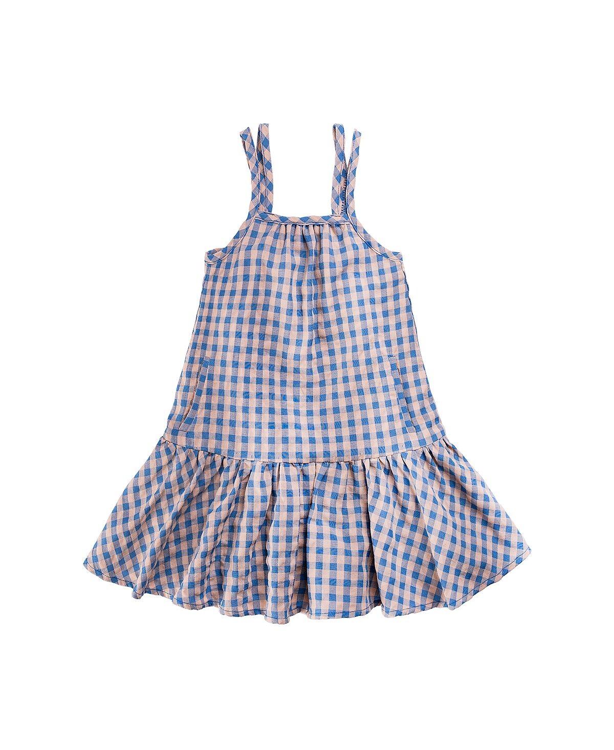 

Платье в клетку Child Nova Shore с узором тай-дай IMOGA Collection