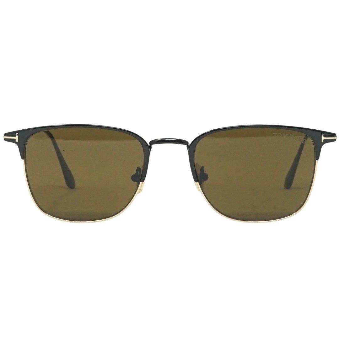 цена Liv FT0851 01J Черные солнцезащитные очки Tom Ford, черный