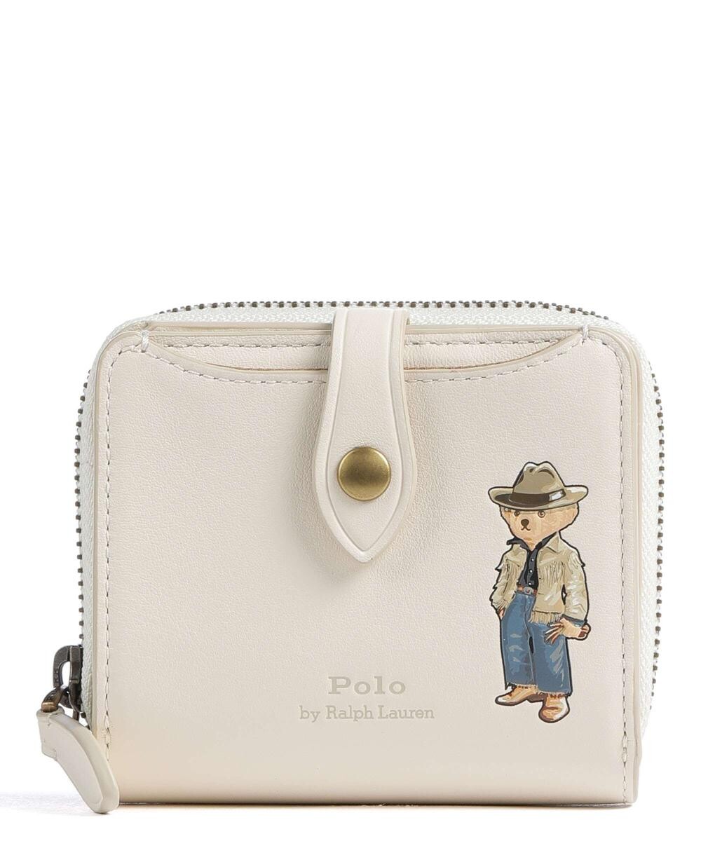 

Кошелек из мелкозернистой яловой кожи. Polo Ralph Lauren, белый