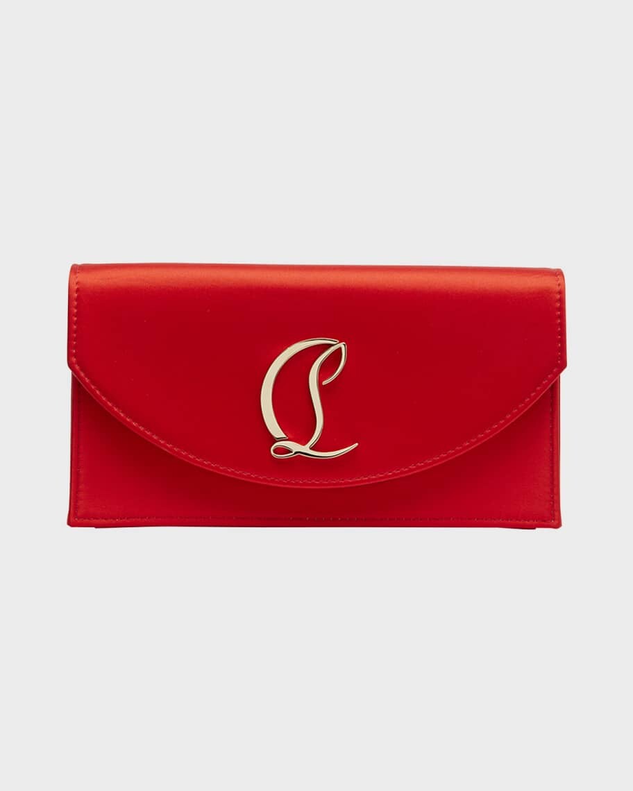 

Сумка-клатч из креп-сатина Loubi54 Christian Louboutin