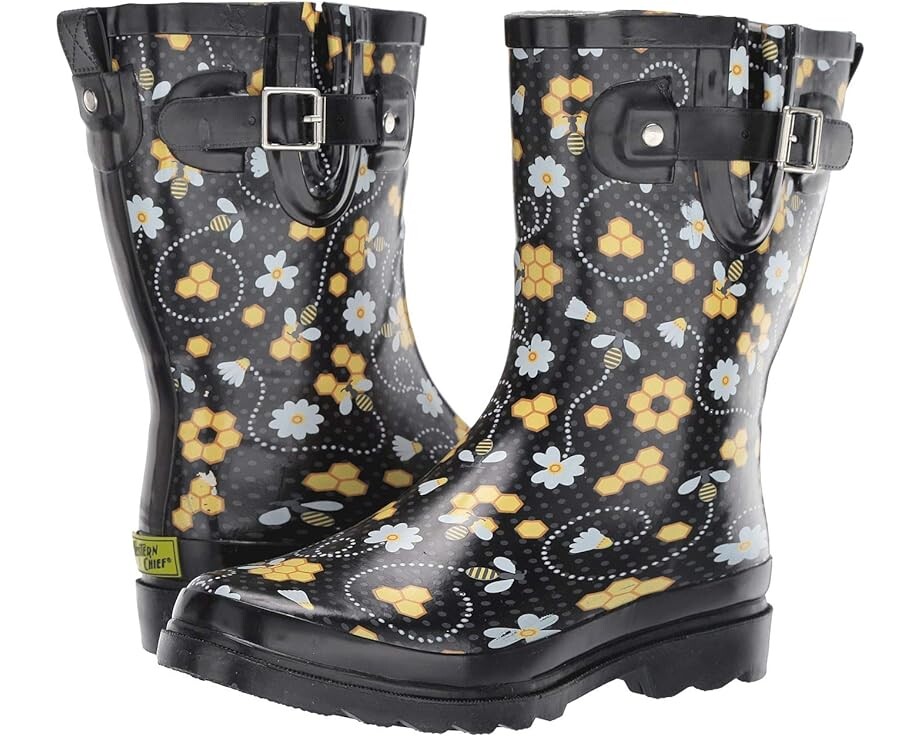 

Ботинки Western Chief Waterproof Mid Rain Boot, цвет Bloom Bees