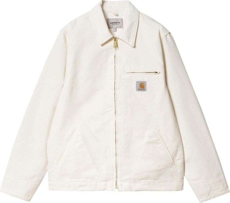

Куртка Carhartt WIP Detroit 'Wax/Wax Rinsed', белый