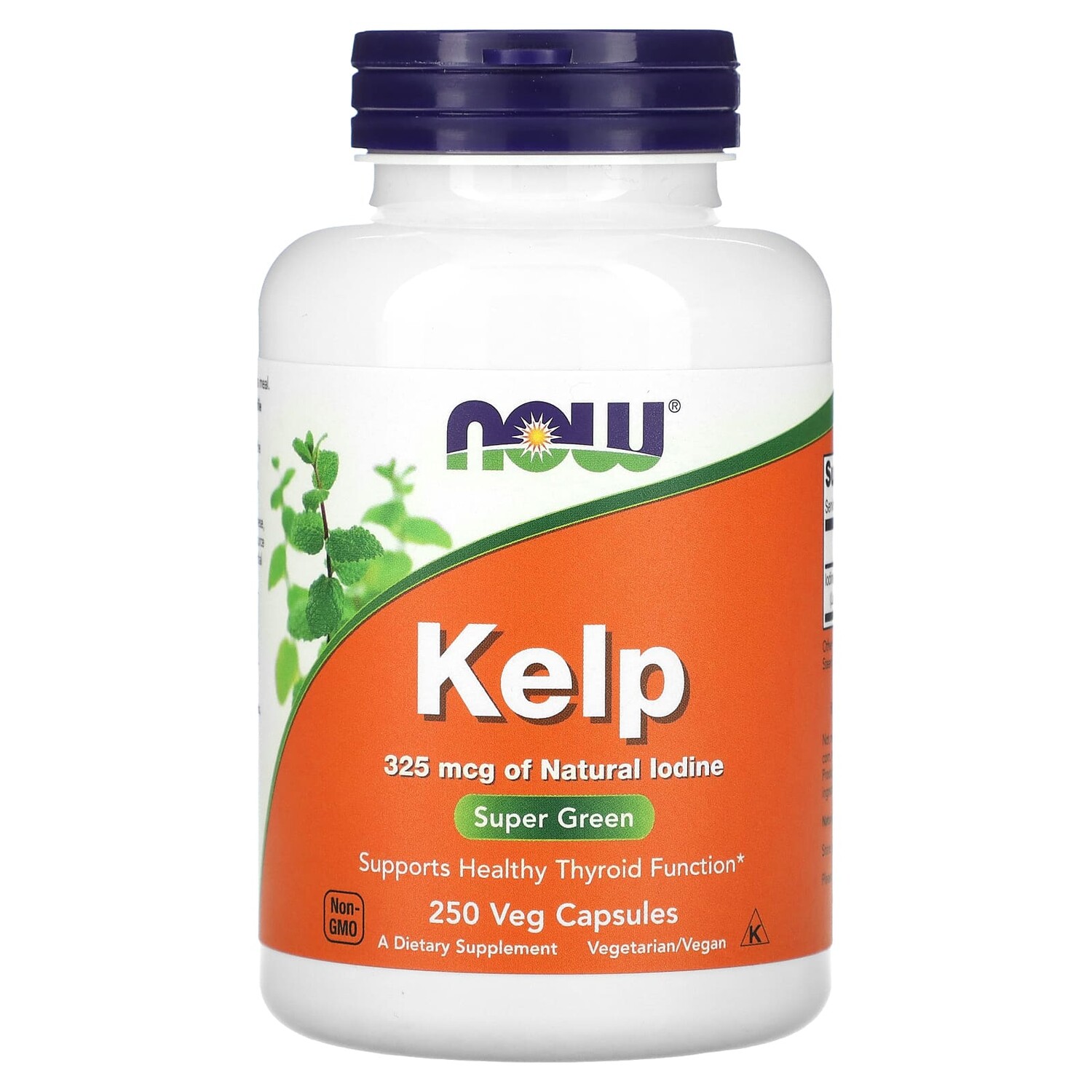 

Келп, 250 растительных капсул, NOW Foods
