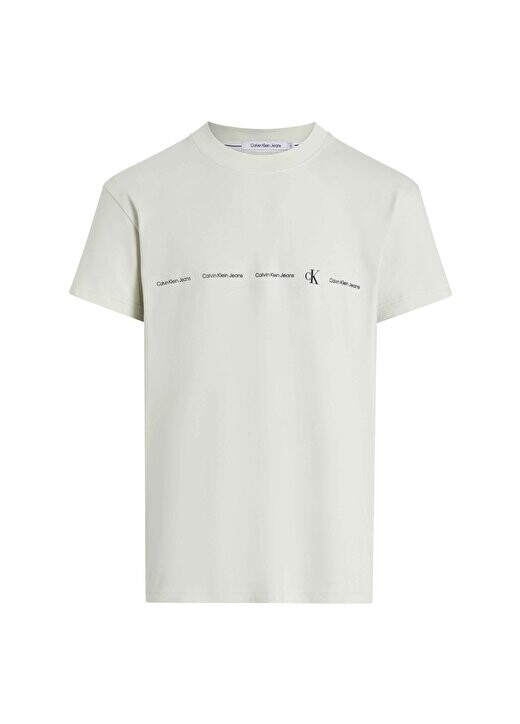 

Однотонная белая мужская футболка J30J324668CGA Calvin Klein Jeans, белый