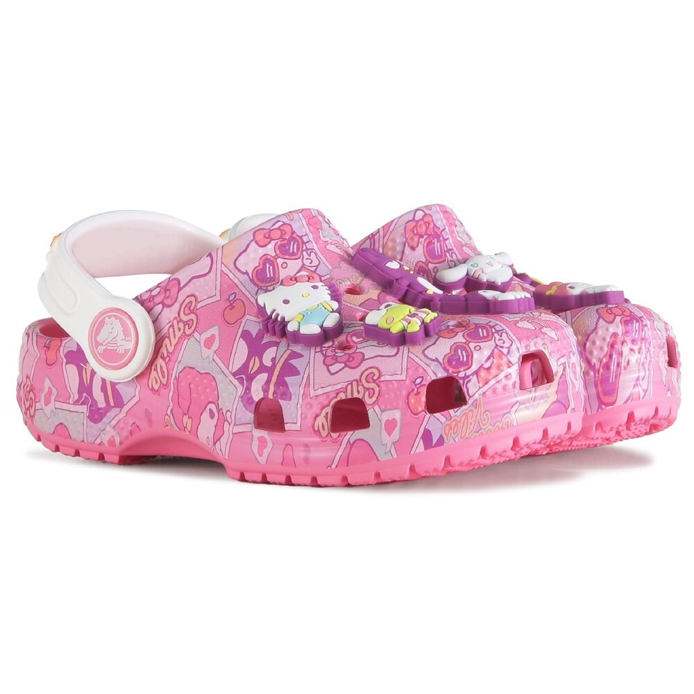 

Детские классические сабо Hello Kitty для малышей Crocs, мультиколор