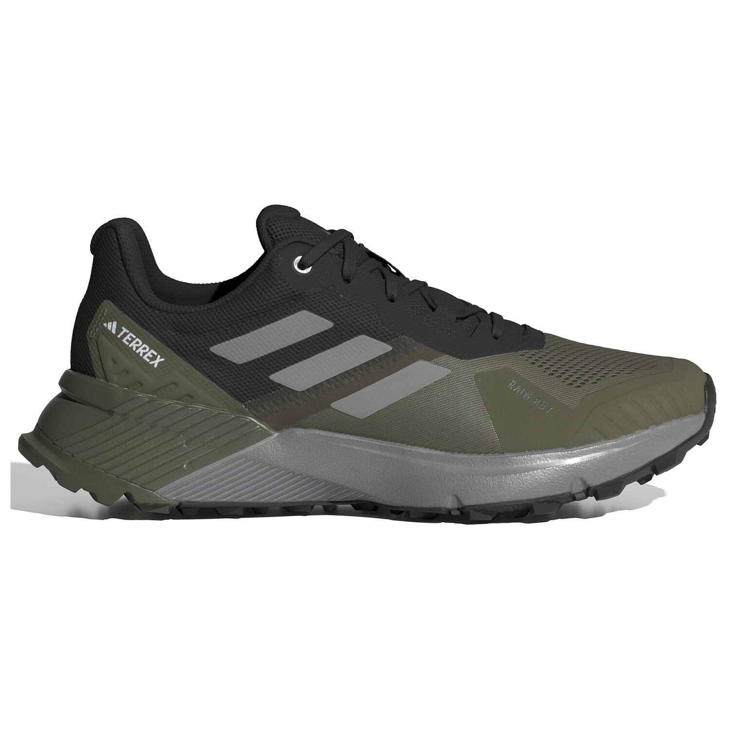 

Кроссовки для бега по пересеченной местности Adidas Terrex Terrex Soulstride RAIN.RDY, цвет Olive Strata/Ch Solid Grey/Core Black