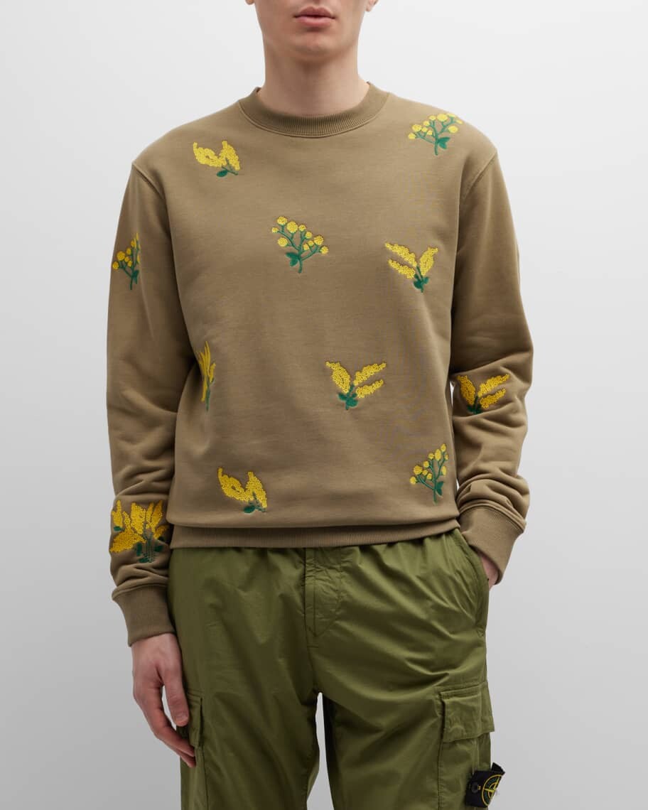 

Мужская толстовка с цветочной вышивкой Scotch & Soda