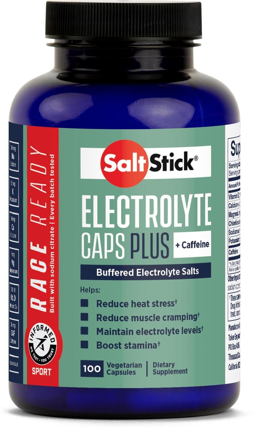 

Race Ready Caps Plus - 100 капсул SaltStick