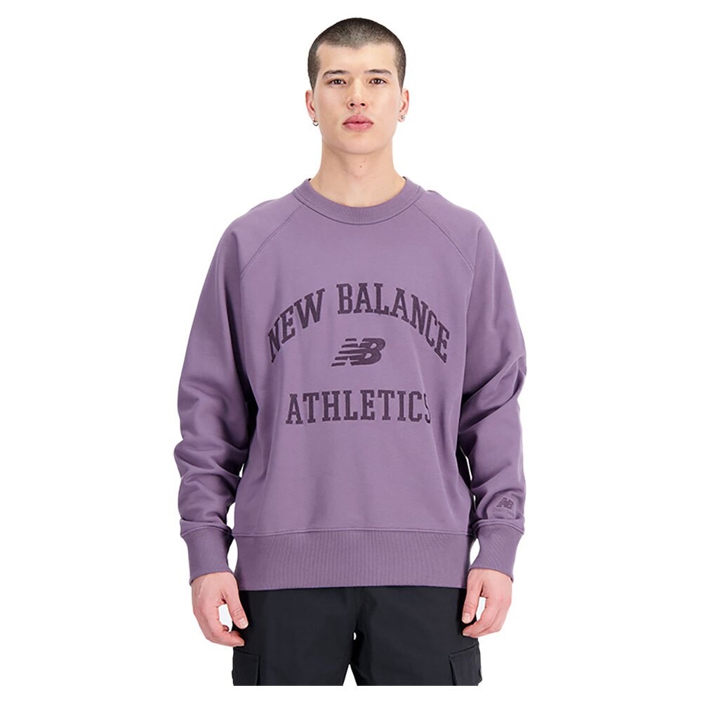 

Толстовка New Balance Athletics Varsity, фиолетовый