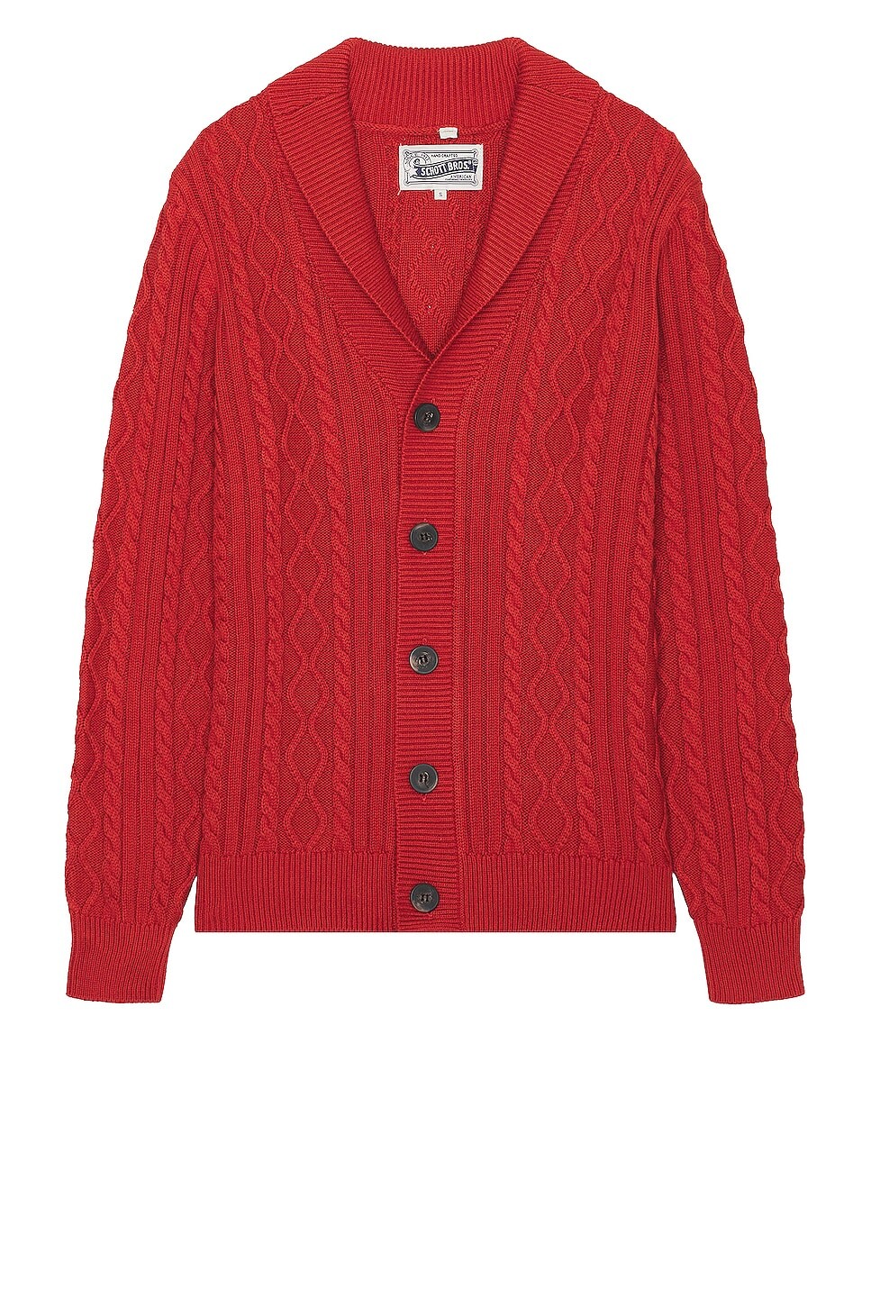 

Кардиган Schott Cableknit, цвет Whisky
