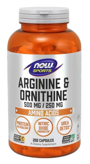 Now Foods, L-аргинин 500 мг + L-орнитин Inna marka