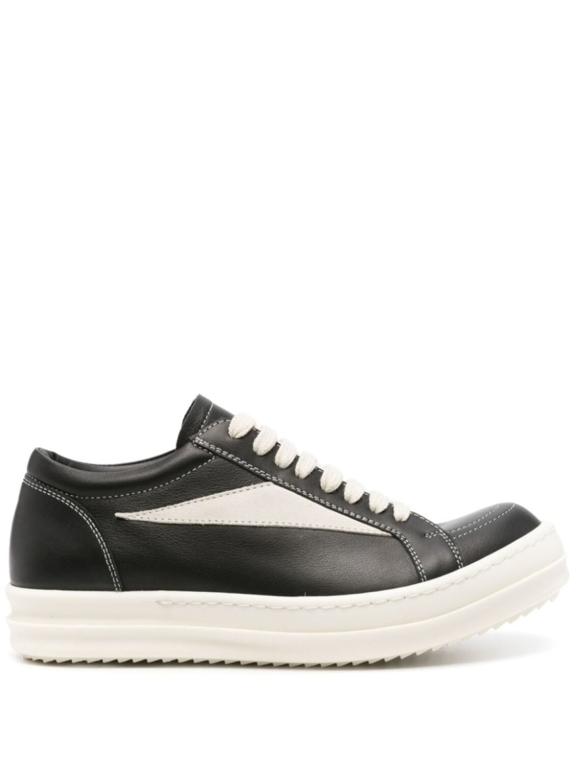 

Кроссовки Rick Owens Lace-up, черный/белый