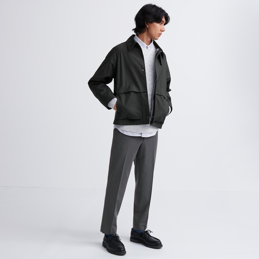 

Брюки Uniqlo эластичные повседневные длинной модели, серый