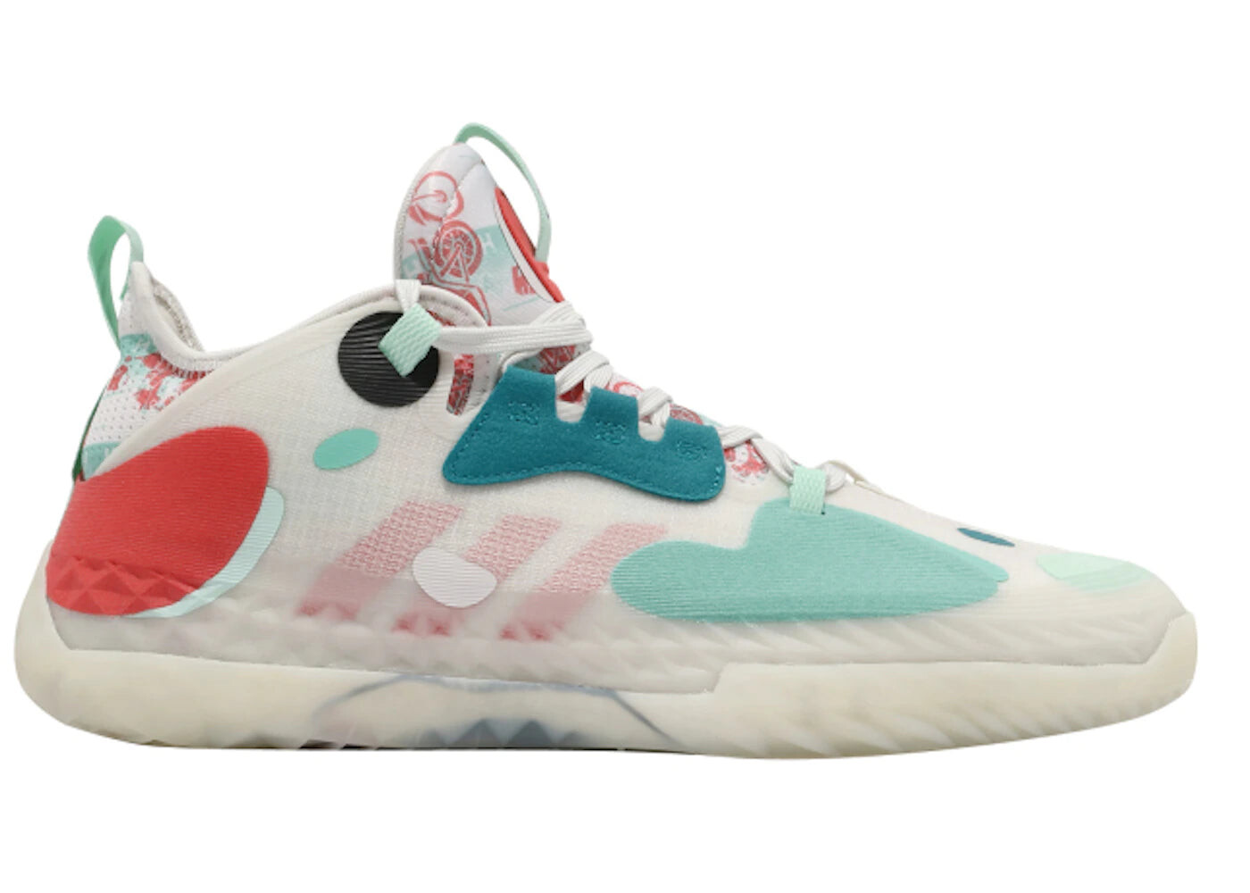 

Кроссовки мужские Adidas Harden Vol. 5 Futurenatural Orbit Grey, разноцветный