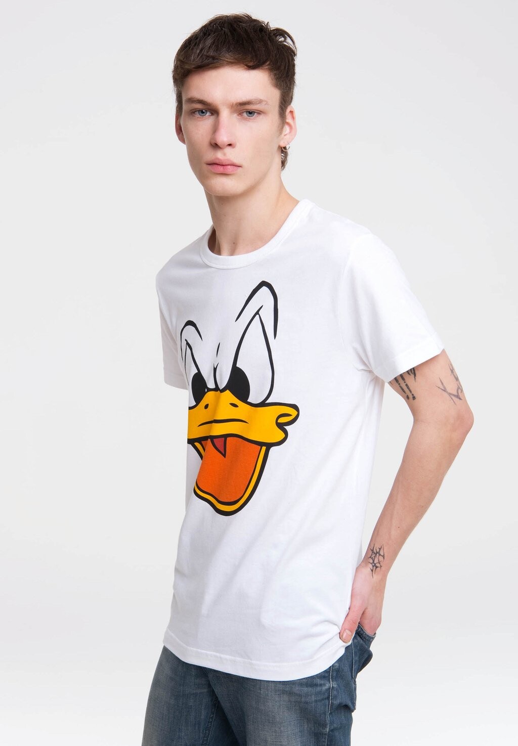 

Футболка с принтом LOGOSHIRT, белый