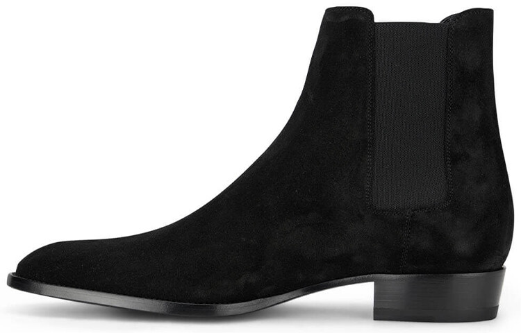 

Ботинки Saint Laurent Wyatt Chelsea, черный