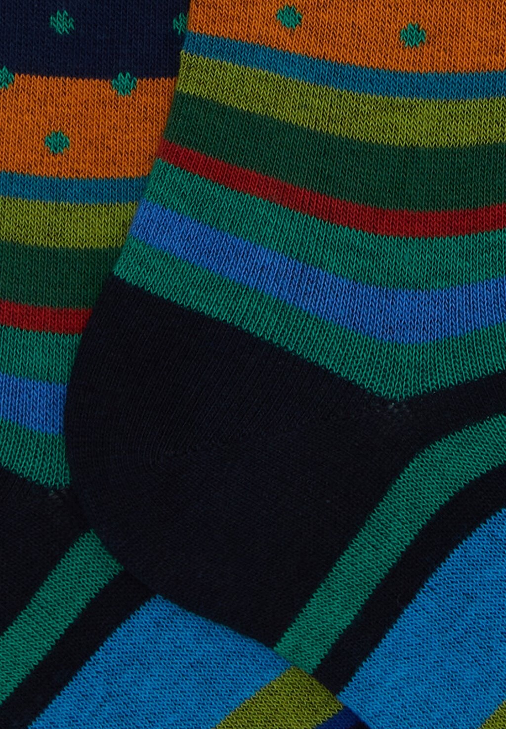 

Носки выше колена WITH STRIPES AND POLKA DOTS Gallo, синий
