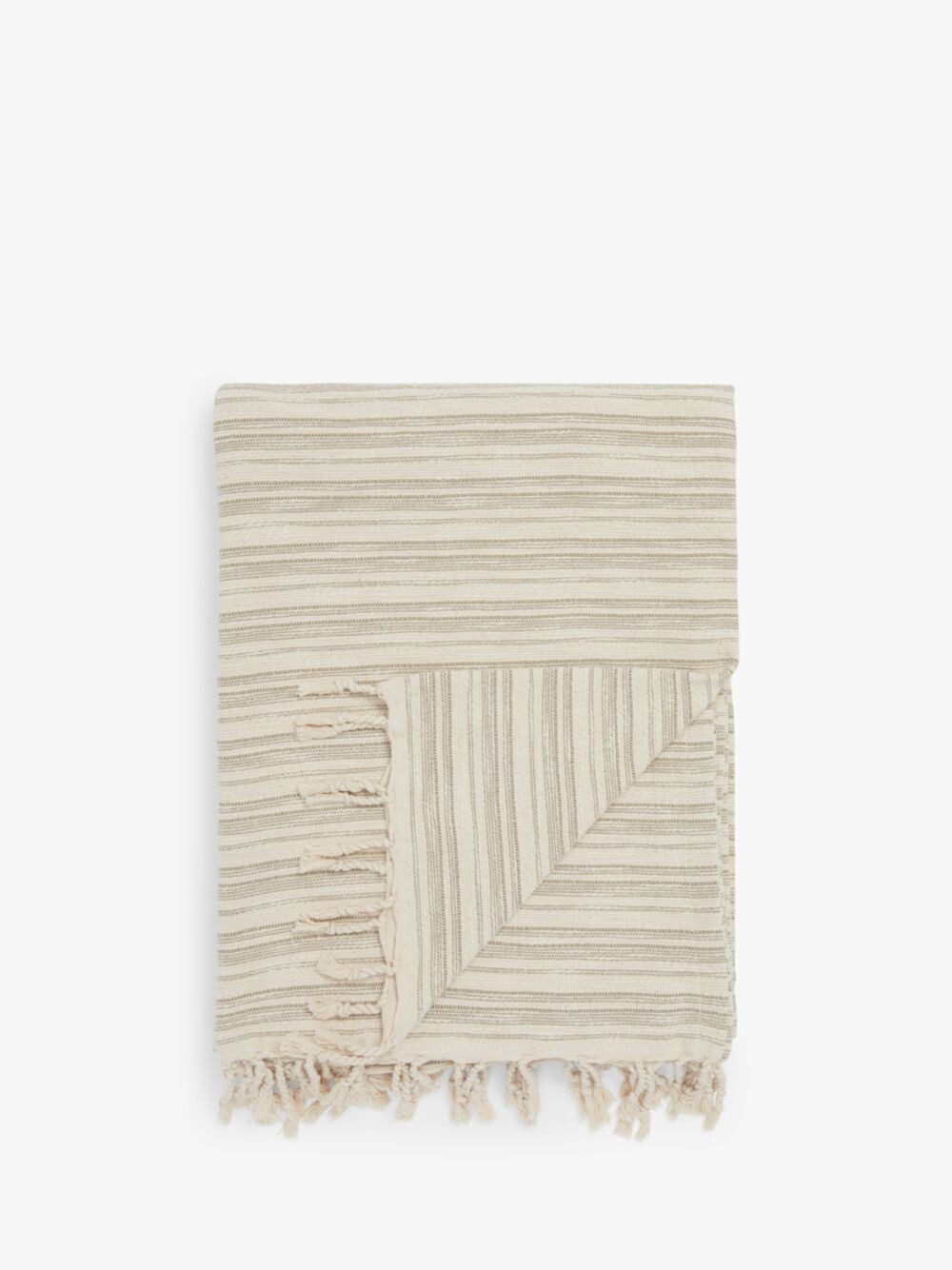 

Плед John Lewis Ripple, зеленый