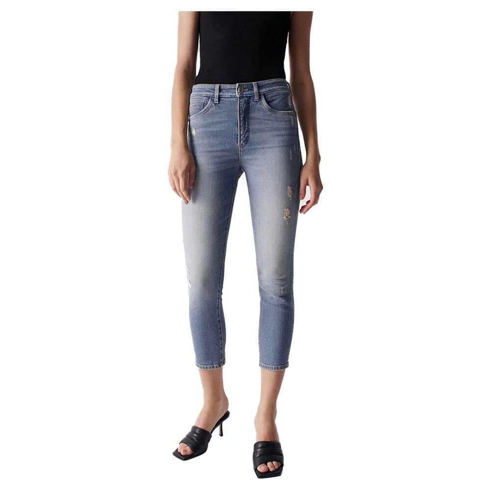 

Джинсы Salsa Glamour Cropped Slim Fit, синий