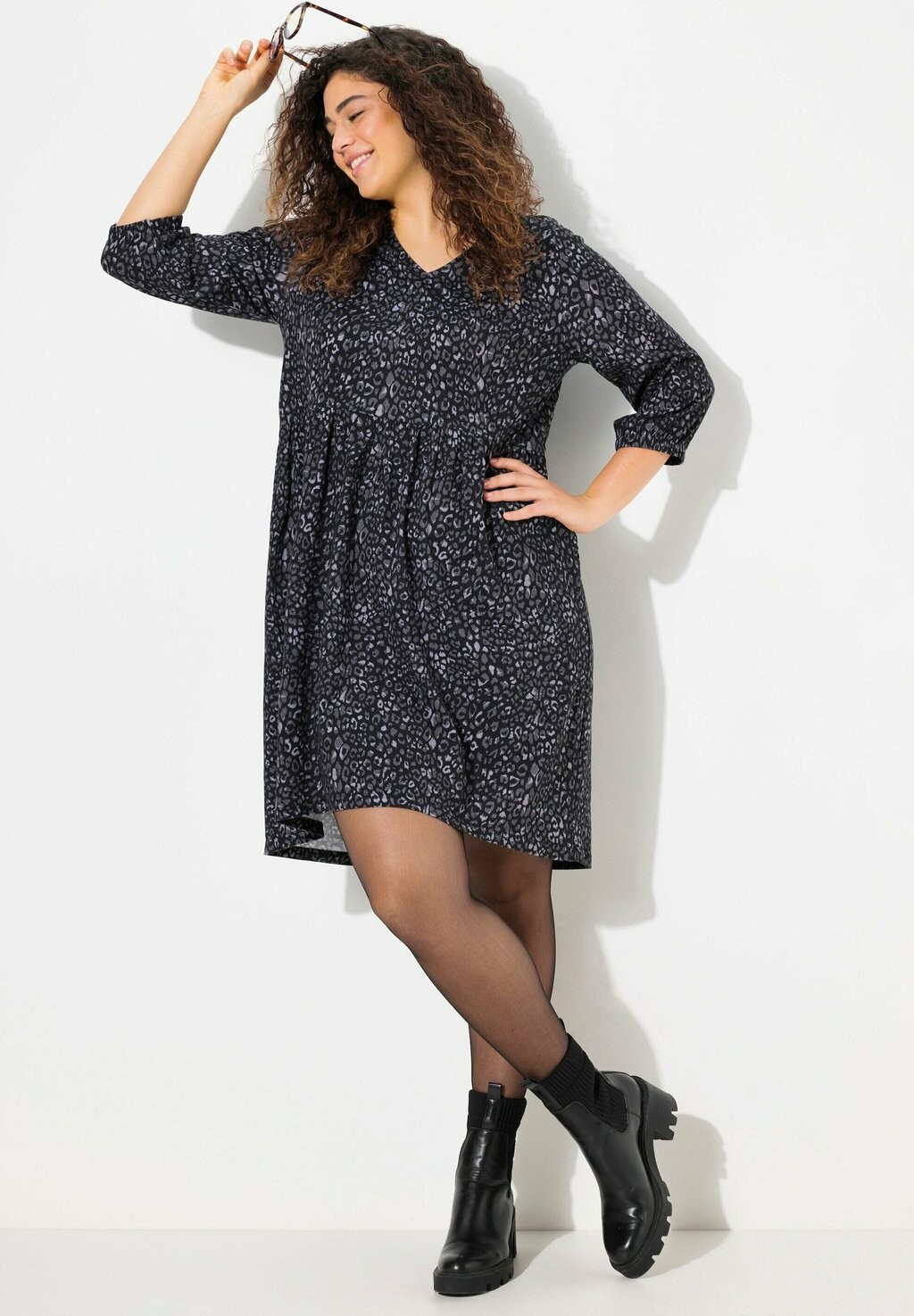 

Дневное платье 3/4 SLEEVE MIDI Ulla Popken, черный