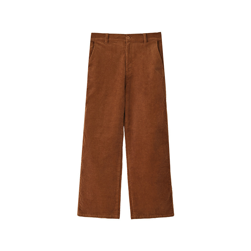 

Брюки женские Muji прямого кроя, темно-коричневый