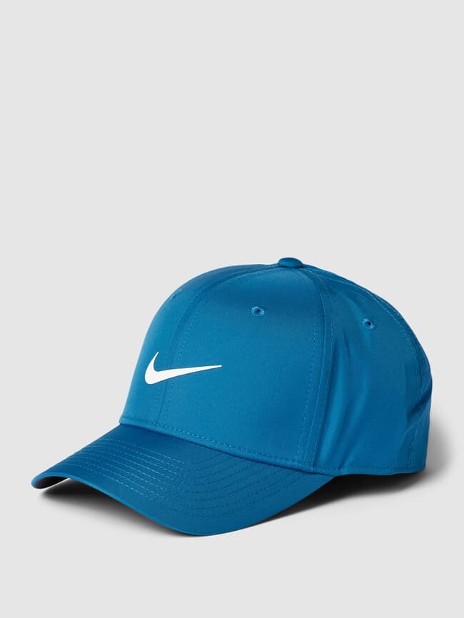 

Бейсболка с принтом этикетки Nike, синий