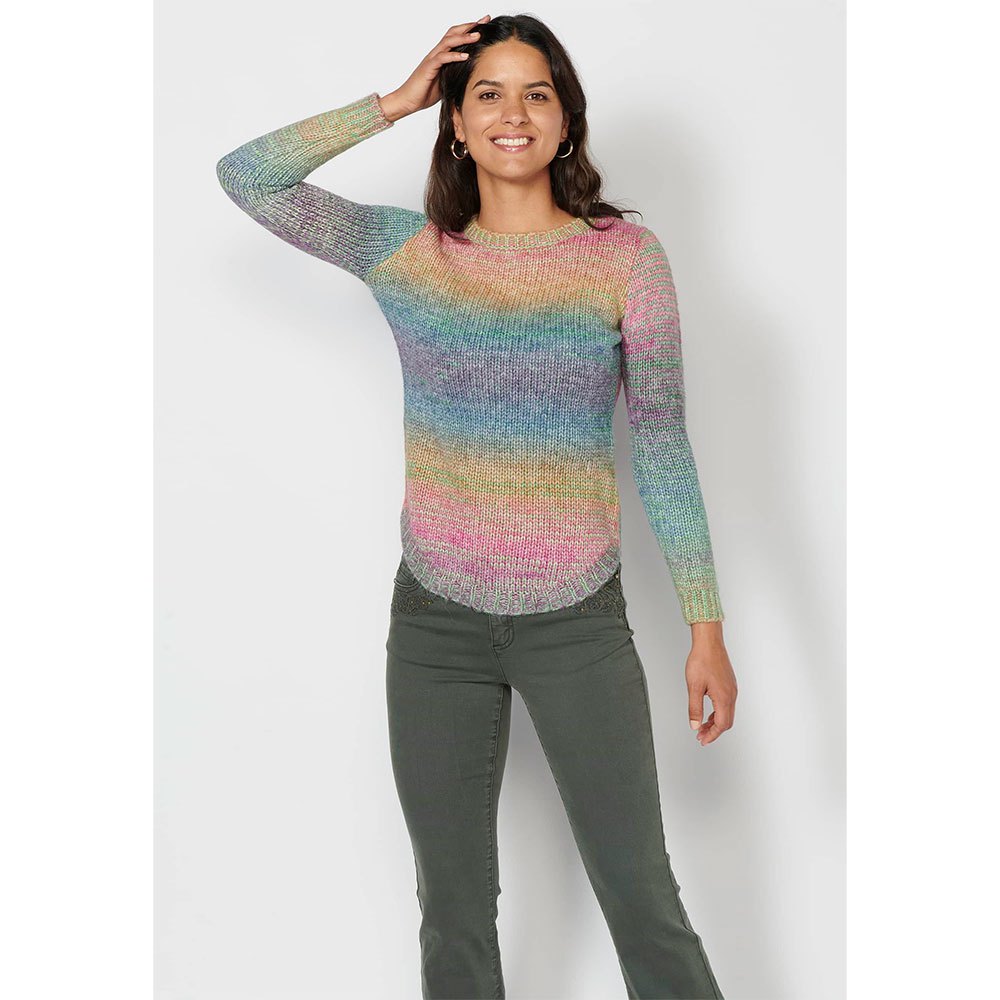 Свитер Koroshi 2322TR20 Round Neck, разноцветный свитер koroshi 2322tr24 round neck разноцветный