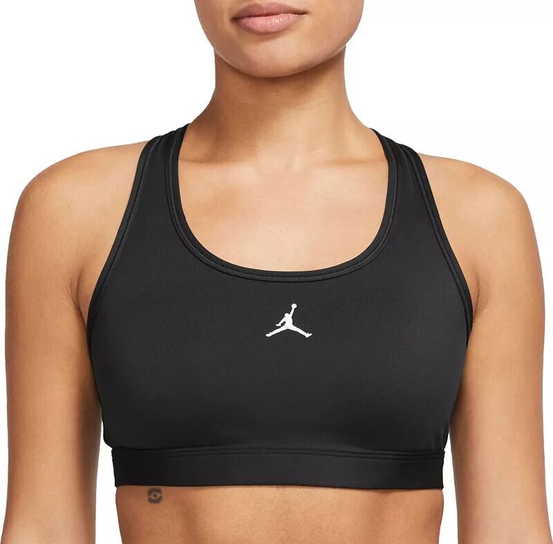 

Женский бюстгальтер Jumpman с мягкой подкладкой Jordan Sport средней поддержки, черный